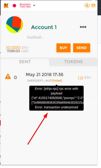 Metamask: MetaMask - RPC Error: The method 